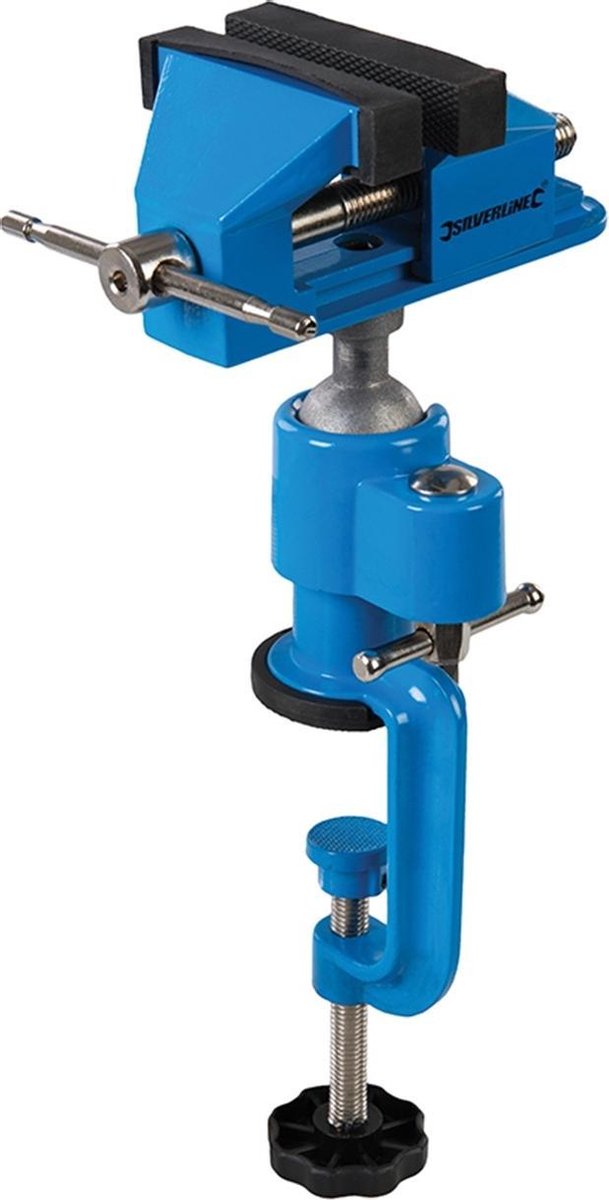 Silverline line VC17 Multi-hoek bankschroef - 70mm - Silver