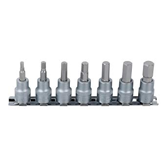 KS Tools 911.1544 7-delige Bit-dopsleutelset binnenzeskant - 5-8mm - 1/4"