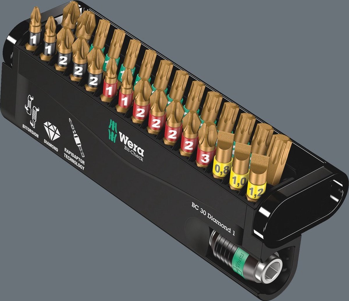 Wera 5057431001 30-delige Bit-Check Diamond Bitset