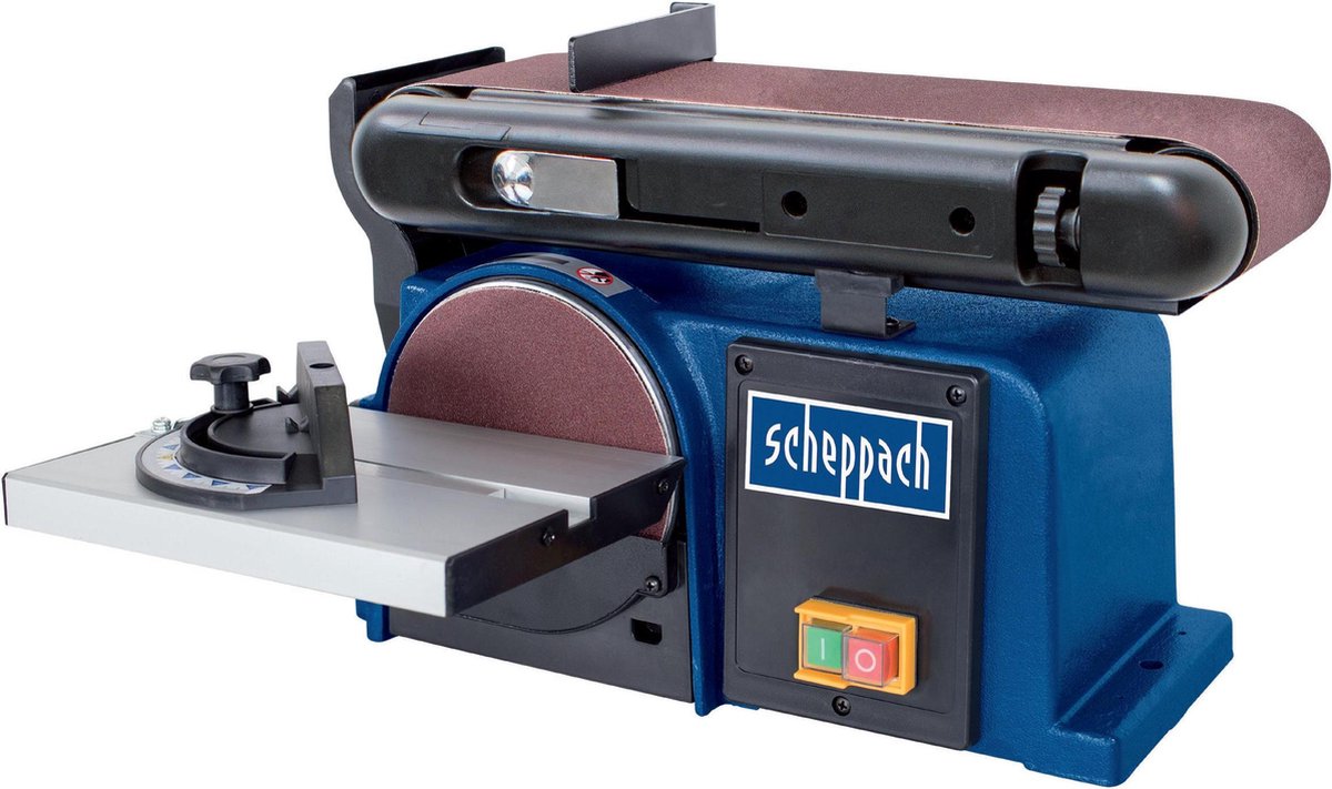 Scheppach BTS900 Band- en schijfschuurmachine - 370W - 150 x 100 mm - Azul