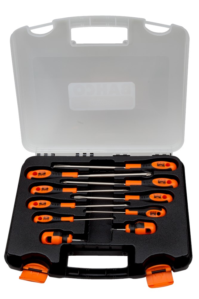 Bahco 605-10-PC-AU 10-delige Schroevendraaierset in koffer 600-Serie