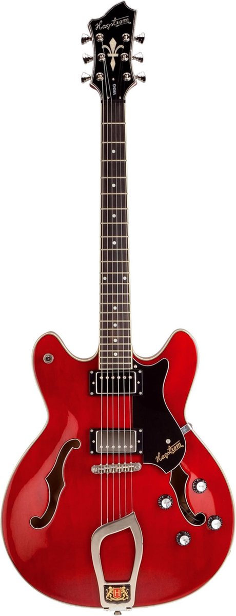 Hagstrom Viking Wild Cherry Transparent elektrische gitaar