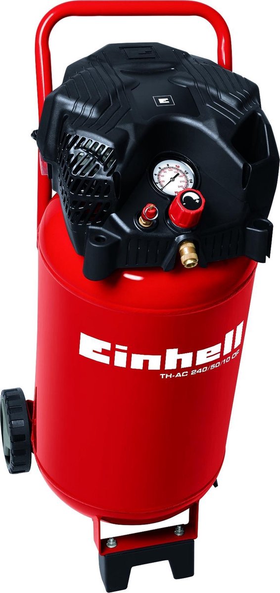Einhell TH-AC 240/50/10 OF Compressor - 1500W - 10 bar - 50L - Rood