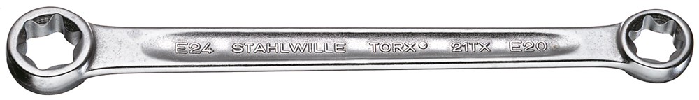 Stahlwille 21TX-E6XE8 Ringsleutel - Torx - E6 x E8 - 116mm