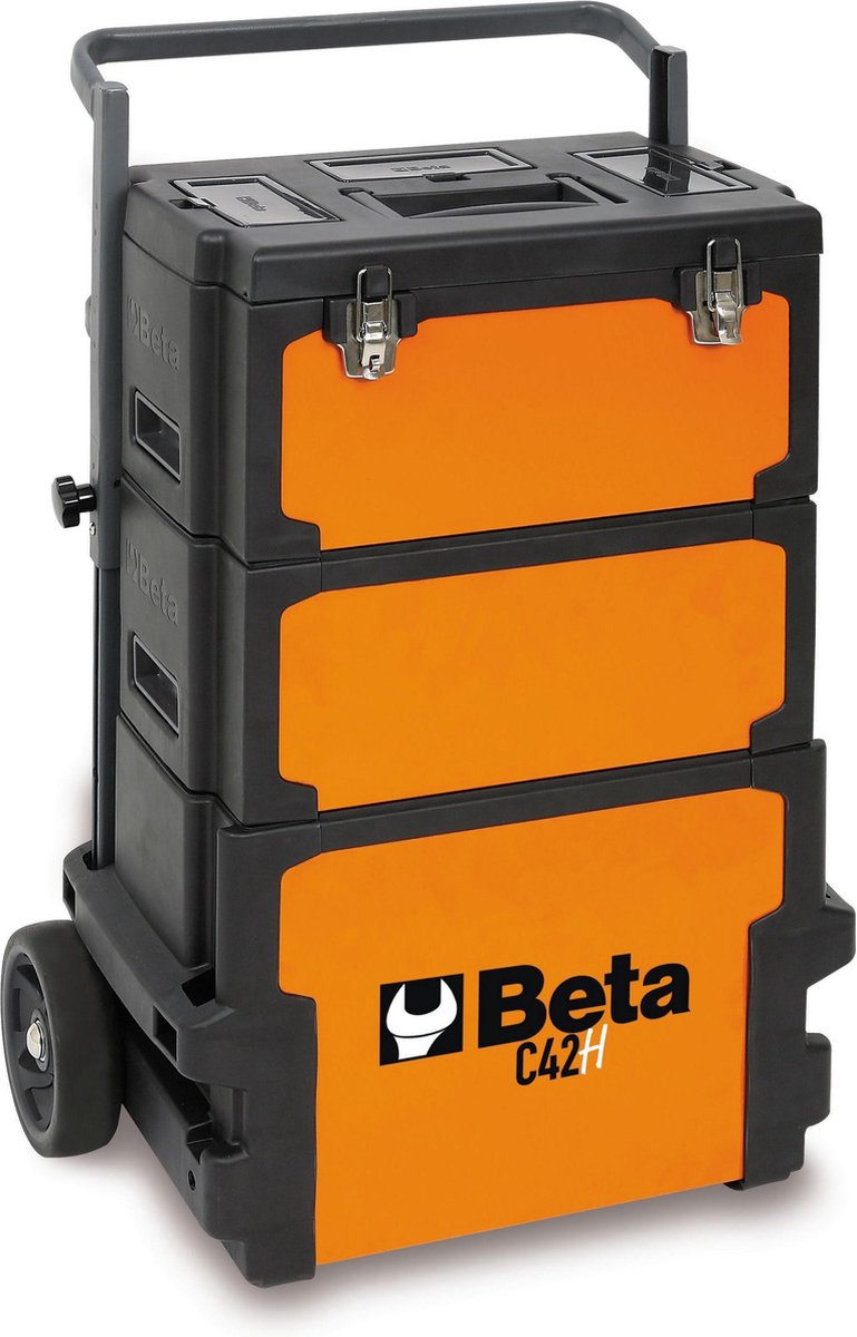 Beta Tools Beta C42H Trolley met 3 compartementen - 220 x 180 x 320mm - Oranje