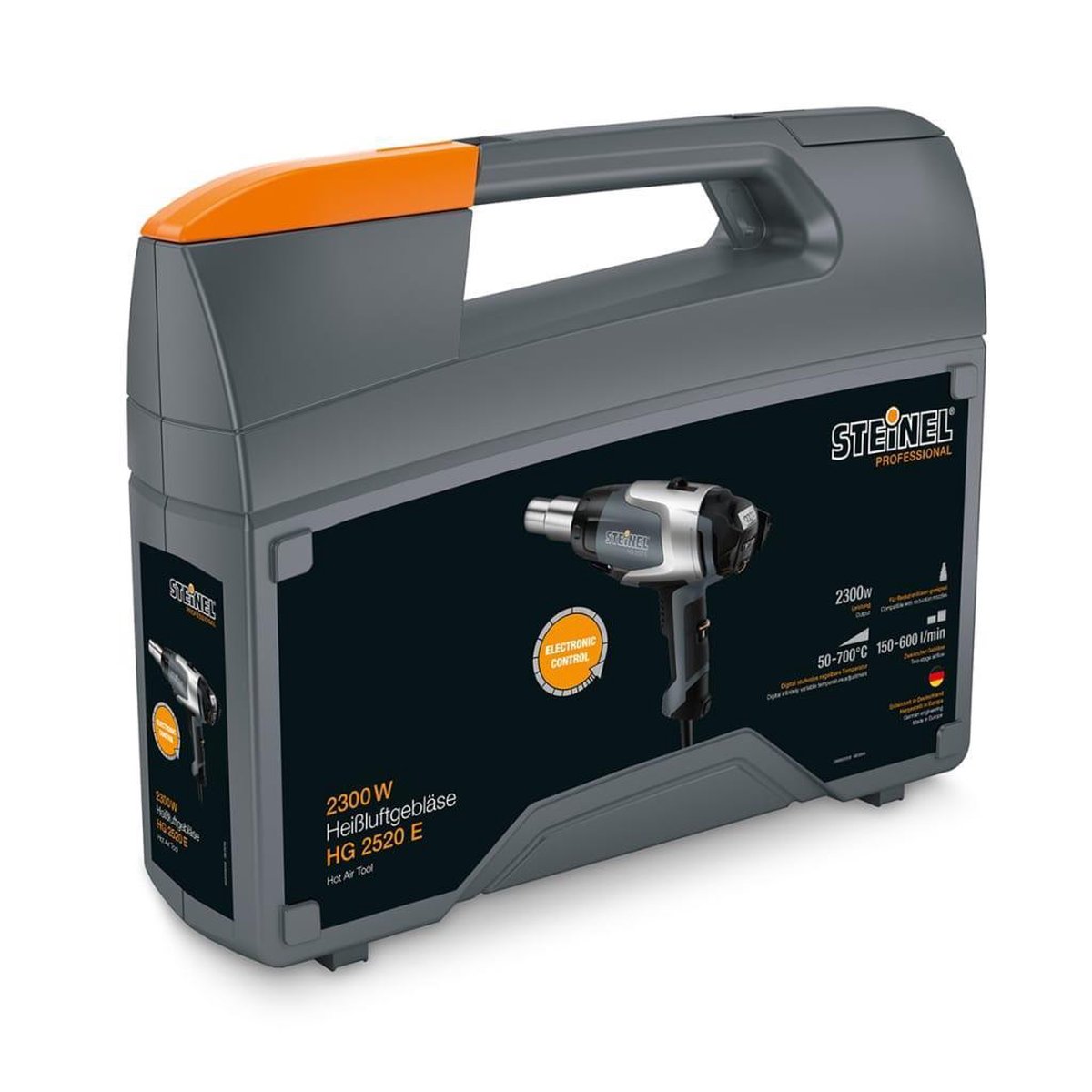 Steinel HG 2520 E Heteluchtpistool in koffer - 2300W - 283mm - koolborstelloos