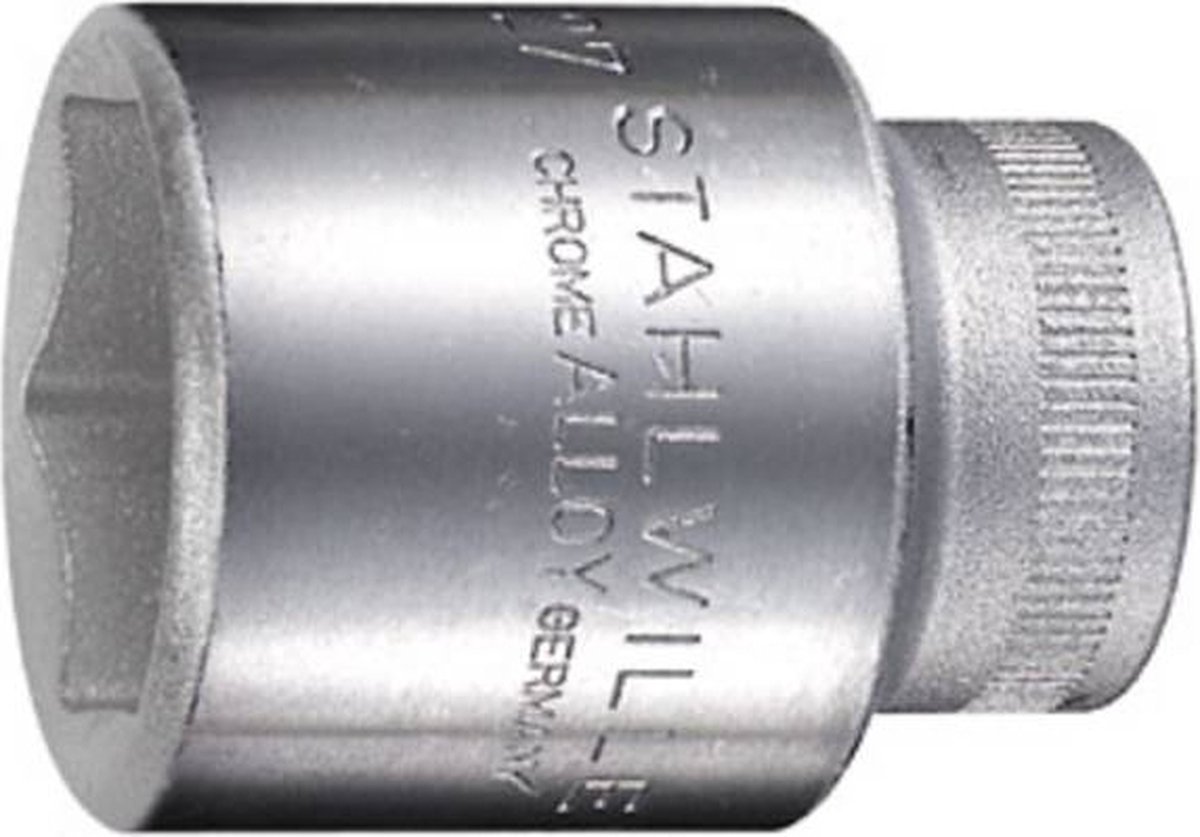 Stahlwille 52-19 Dopsleutel - Zeskant - 1/2" - 19mm (L= 38 mm)