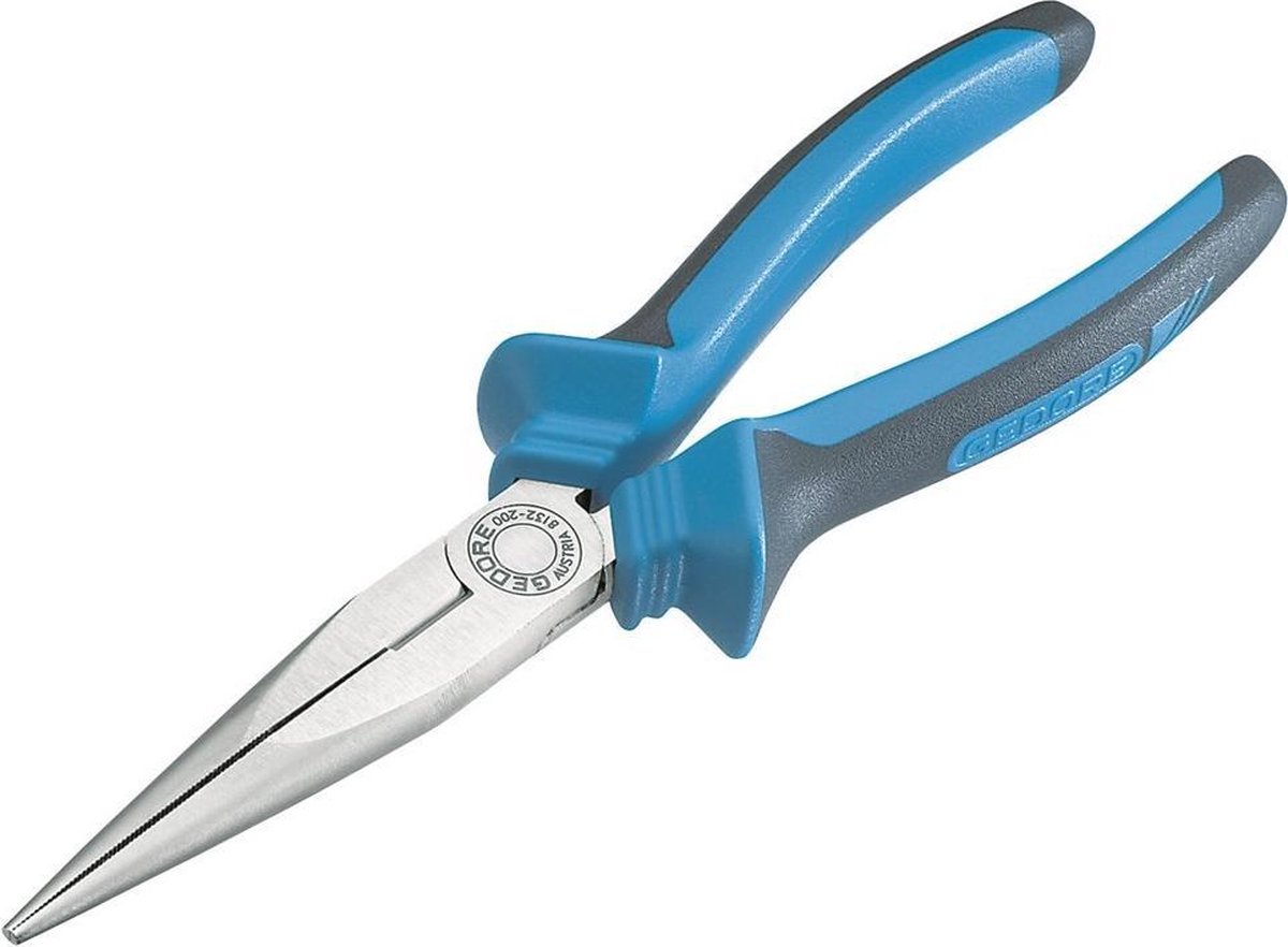 Gedore 8132 Telefoontang met snijkanten vertand recht - 200mm