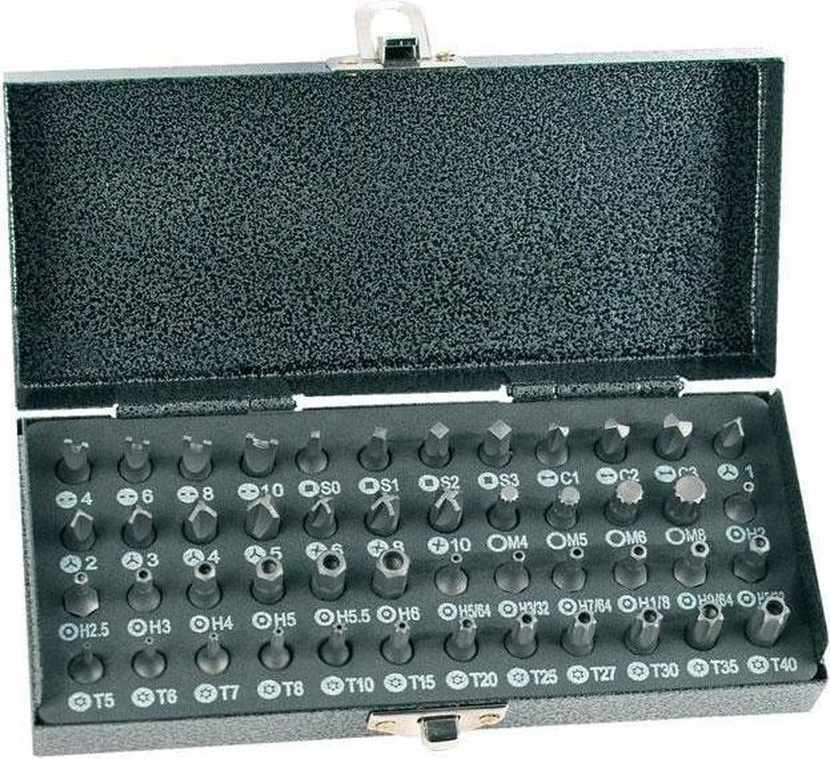 Brüder Mannesmann 29832 48-delige Bitset in metalen cassette