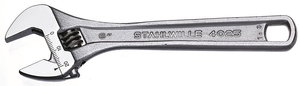 Stahlwille 4025-6 Moersleutel - Verstelbaar - Verchroomd - 20mm - 160mm