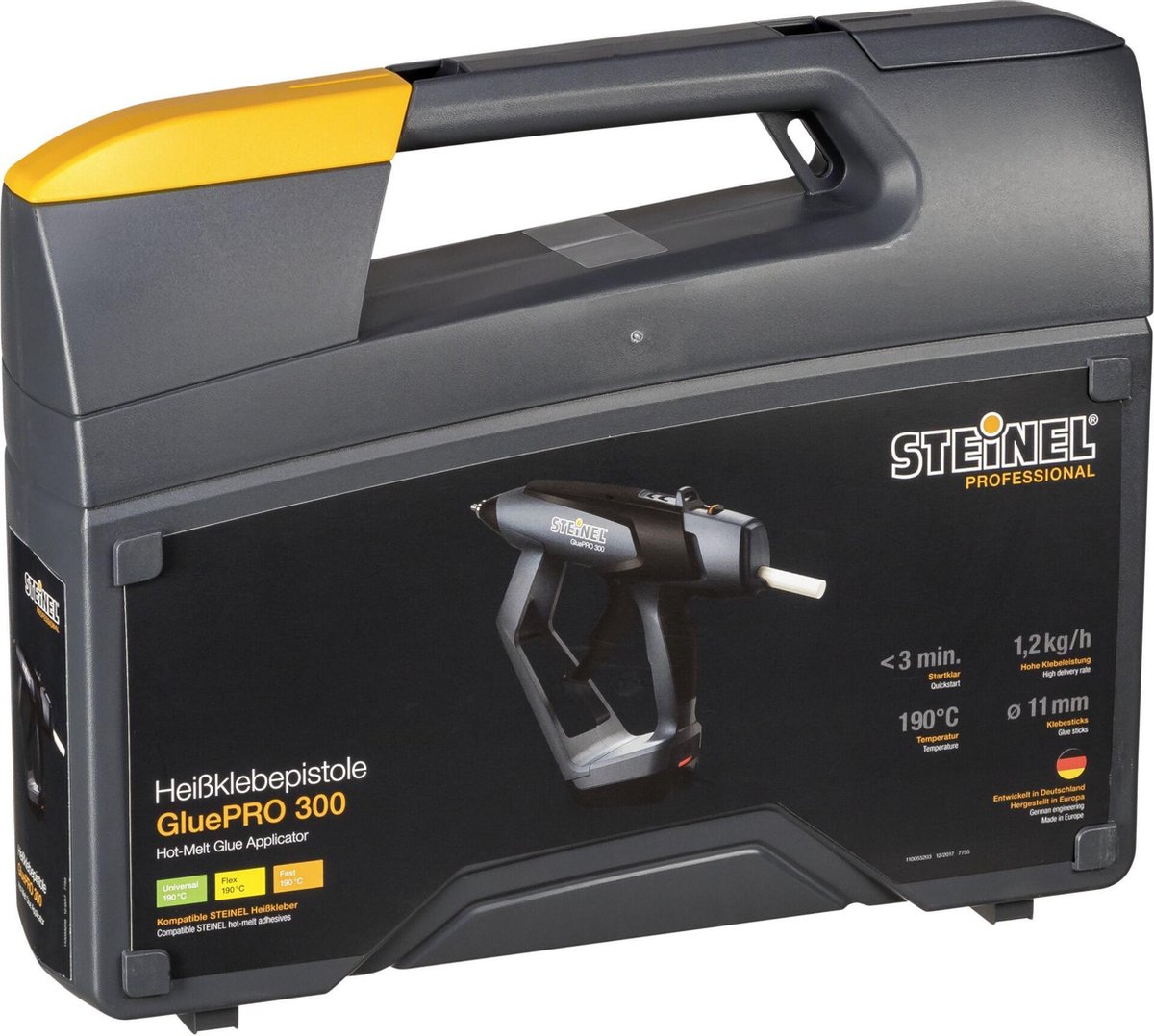 Steinel GluePRO 300 Lijmpistool in koffer - 300/90W - 190°C - Grijs