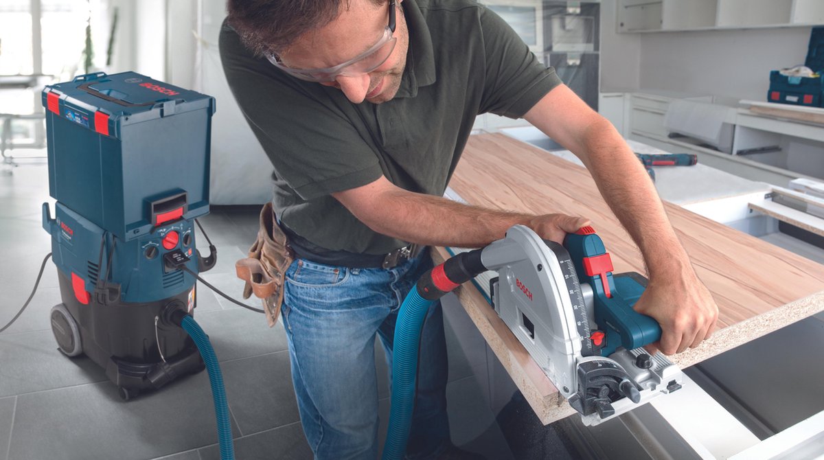 Bosch GAS35MAFC Bouwstofzuiger - 1380W - M-klasse - 35L - BE/FR aansluiting (penaarde)