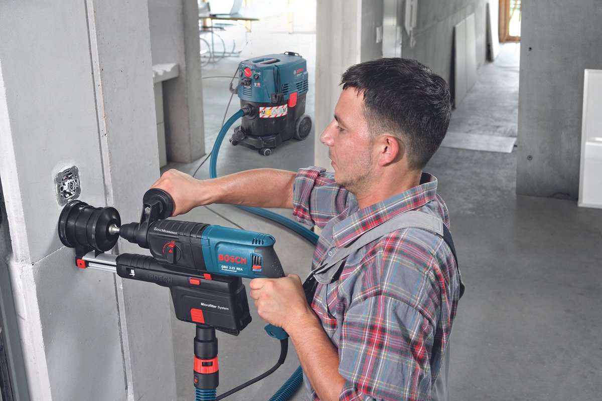 Bosch GAS35MAFC Bouwstofzuiger - 1380W - M-klasse - 35L - BE/FR aansluiting (penaarde)