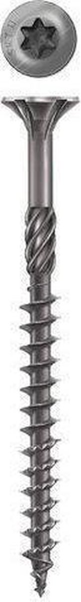 DynaPlus 0281.08.42001 Unischroef - Platkop - Deeldraad - Outdoor - TX25 - 5.0 x 60/35mm (200st)