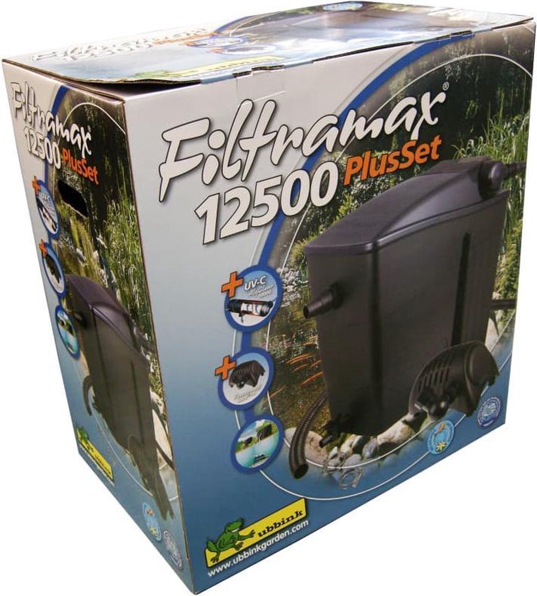 Ubbink 1355071 Filtramax 12500 Vijverfilter - Inclusief UV-Filter - Complete set voor vijvers tot 12.500L - Zwart
