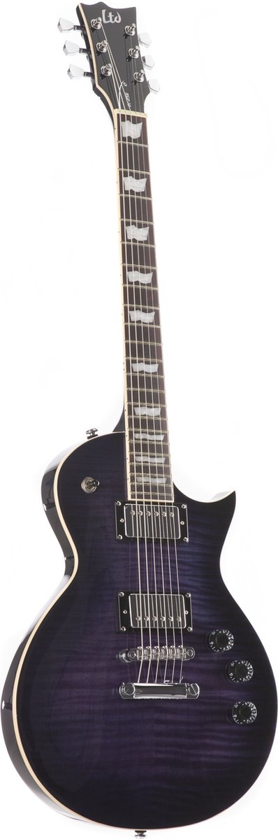 ESP guitars EC-256 See Thru Purple Sunburst