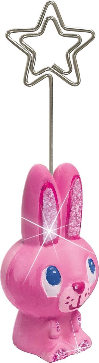 Ses gips gieten en schilderen memohouders 14-delig