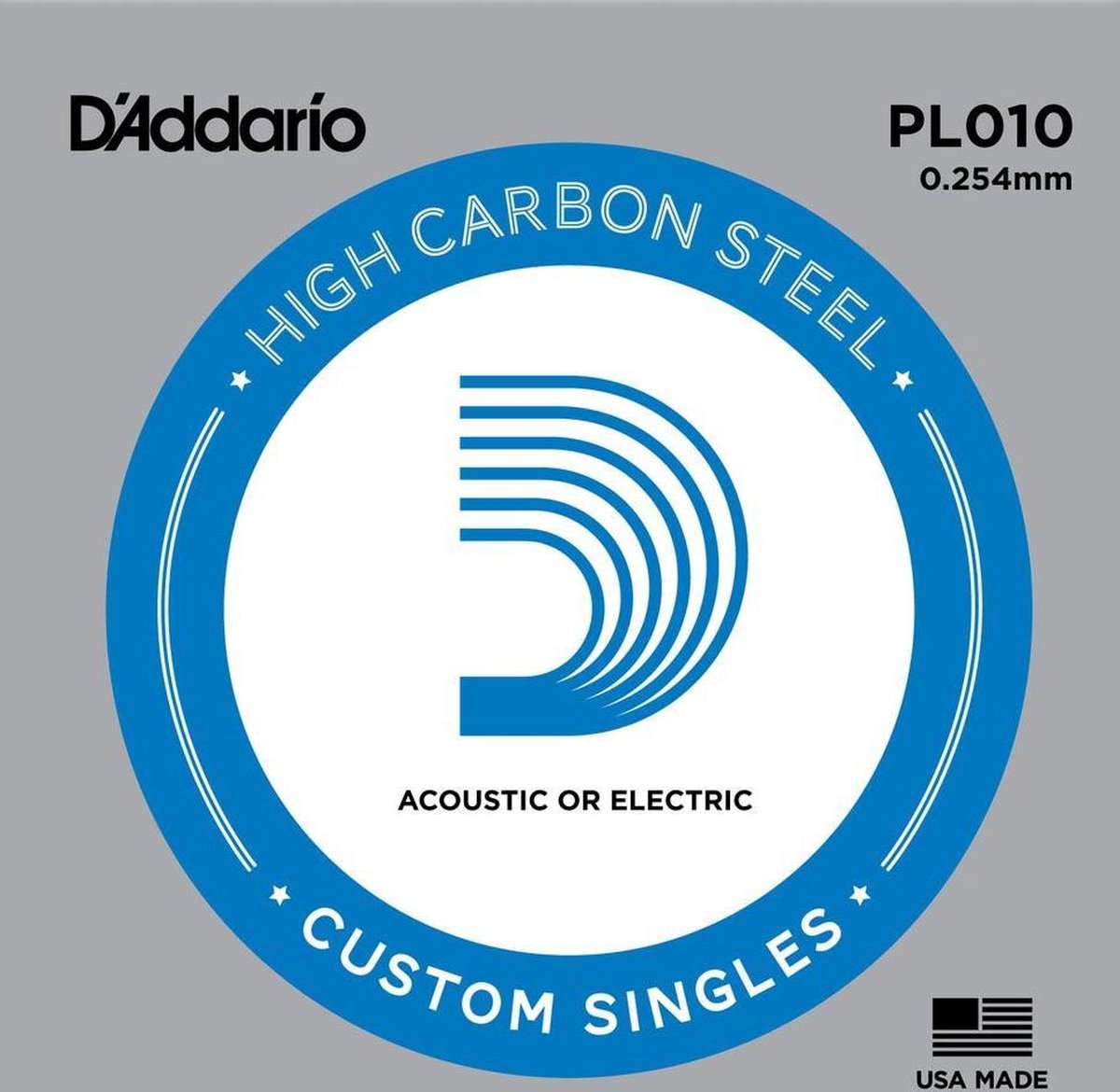 D'Addario PL010 gitaarsnaar voor akoestische- of e-gitaar