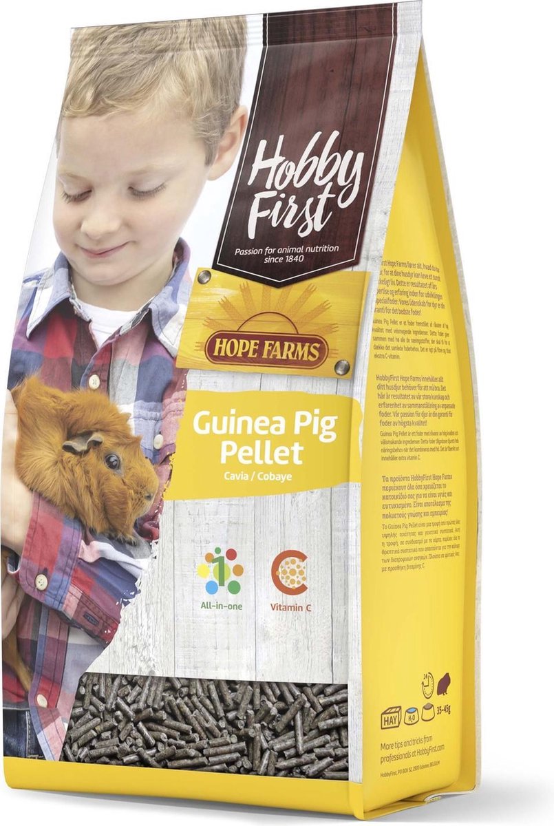 Hobbyfirst Hope Farms Guinea Pig Pellet - Caviavoer - 4 kg