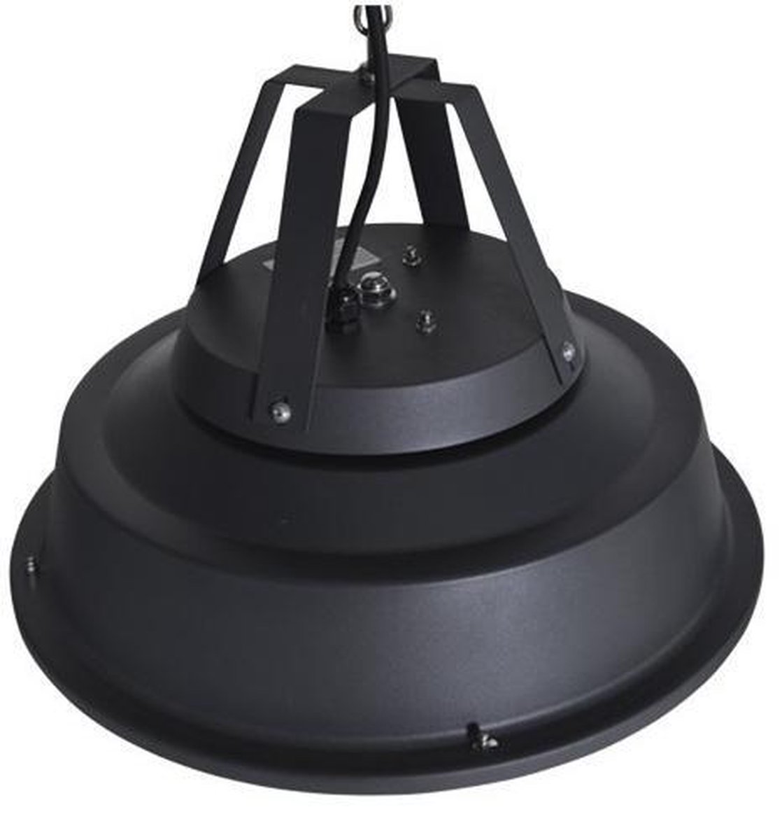 Garden Impressions Hangende heater retro 43 cm donker grijs - Zwart