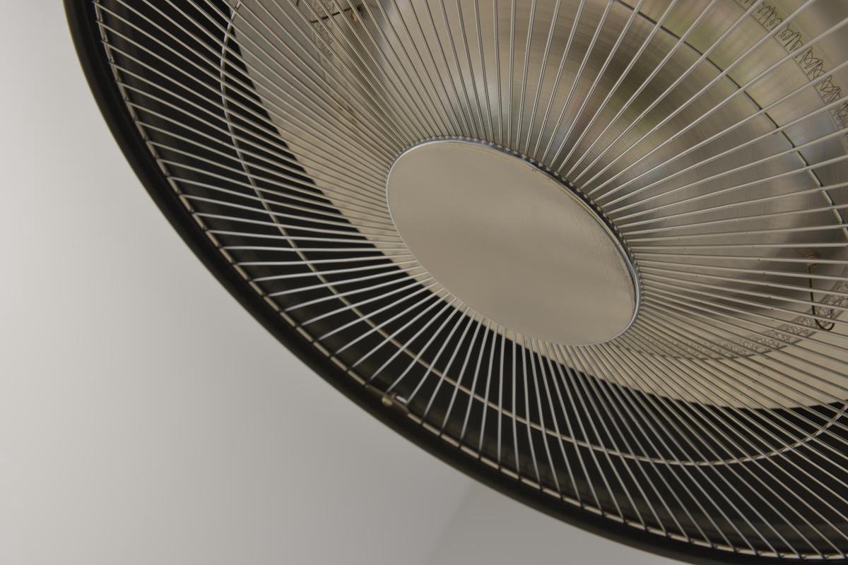 Garden Impressions Hangende heater retro 43 cm donker grijs - Zwart