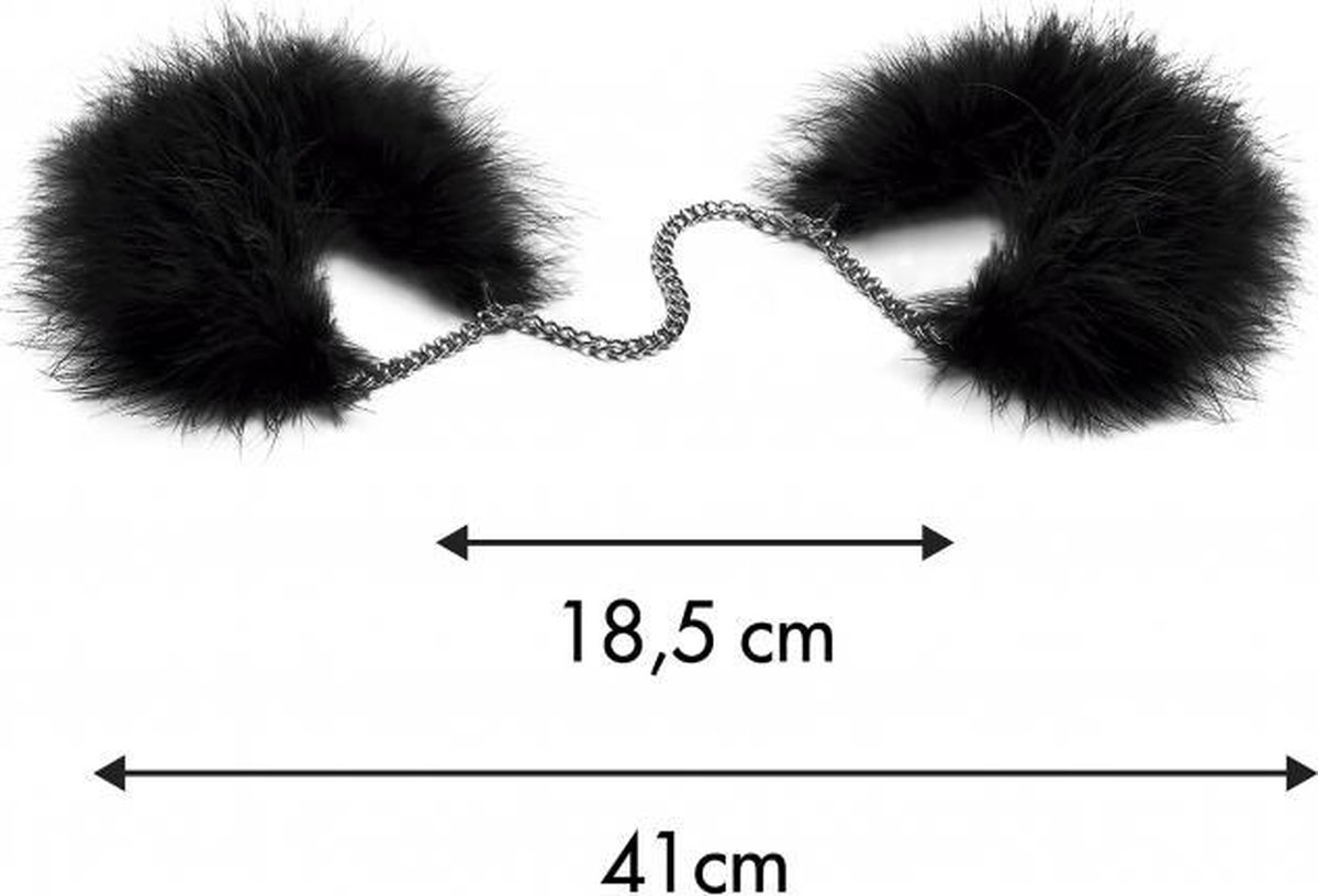 Bijoux Indiscrets Za Za Zu Handboeien - Zwart