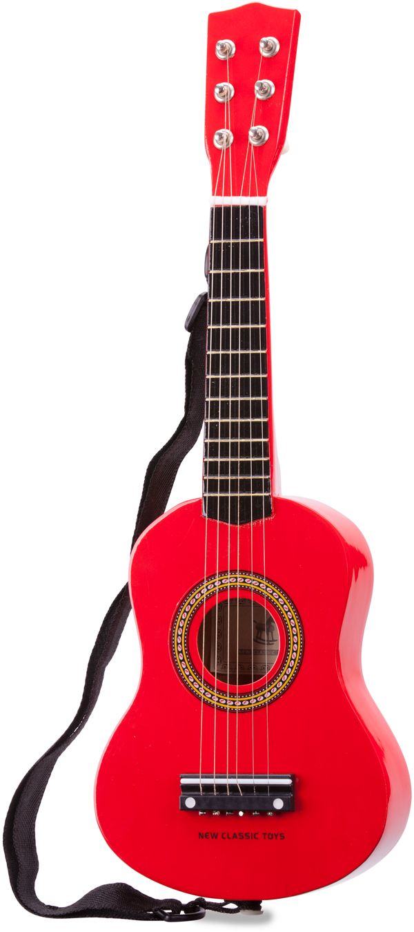 New Classic Toys Gitaar - Rood