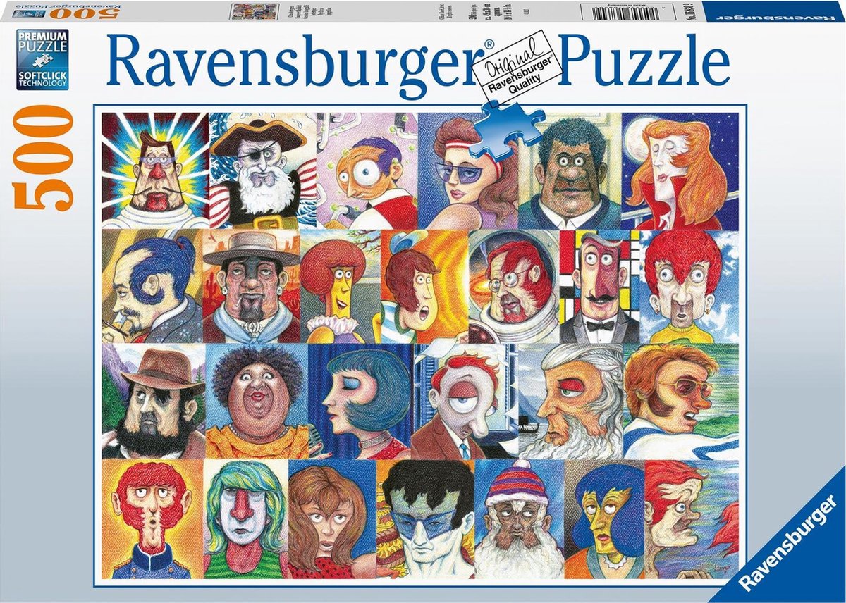 Ravensburger Lettertypes (500 stukjes)