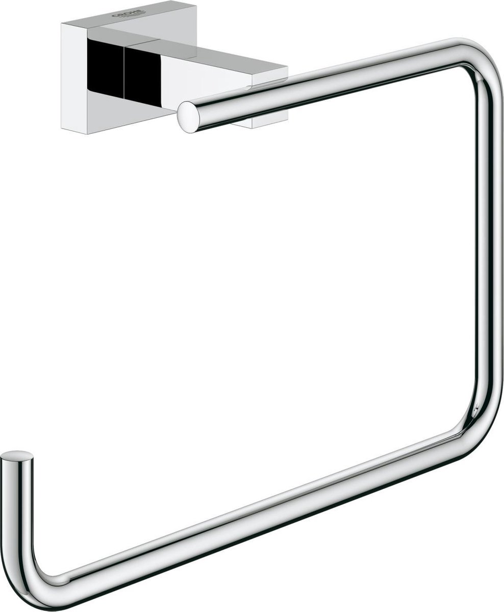 Grohe Essentials Cube handdoekring rechthoekig open Chroom