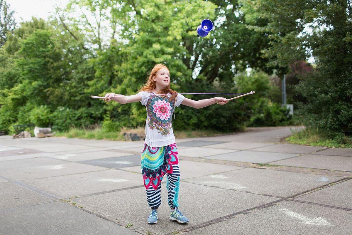 BS Toys diabolo 10 cm donker - Blauw