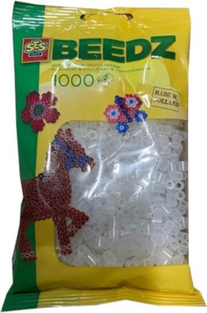SES Beedz Strijkkralen Glow in the Dark 1000 stuks - Groen