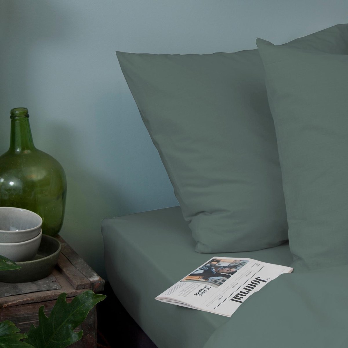 Cinderella Dekbedovertrekset Katoen Weekend - green - Groen