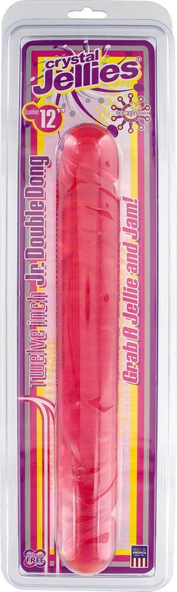Crystal Jellies Dubbel Dildo - - Roze