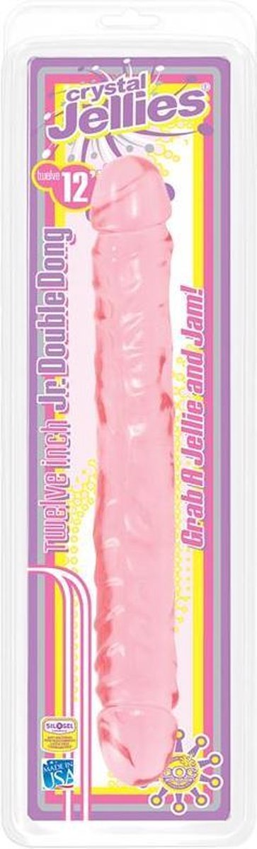 Crystal Jellies Dubbel Dildo - - Roze