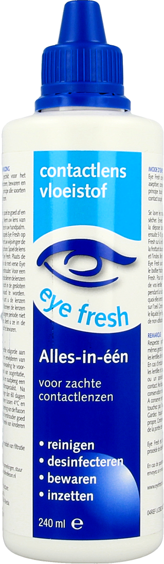 Eye Fresh Eyefresh Lenzenvloeistof Alles-in-een Zachte Lenzen