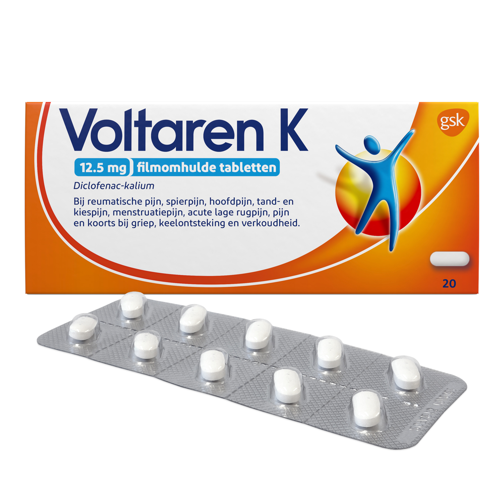 Voltaren K 125mg Filmomhulde Tabletten