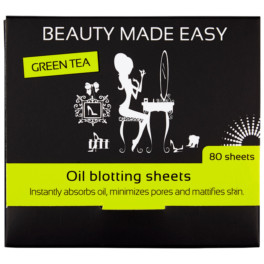 Beauty Made Easy Oil Blotting Green Tea 80stuks