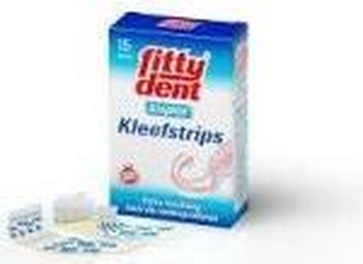 Fittydent Kleefstrips 15stuks