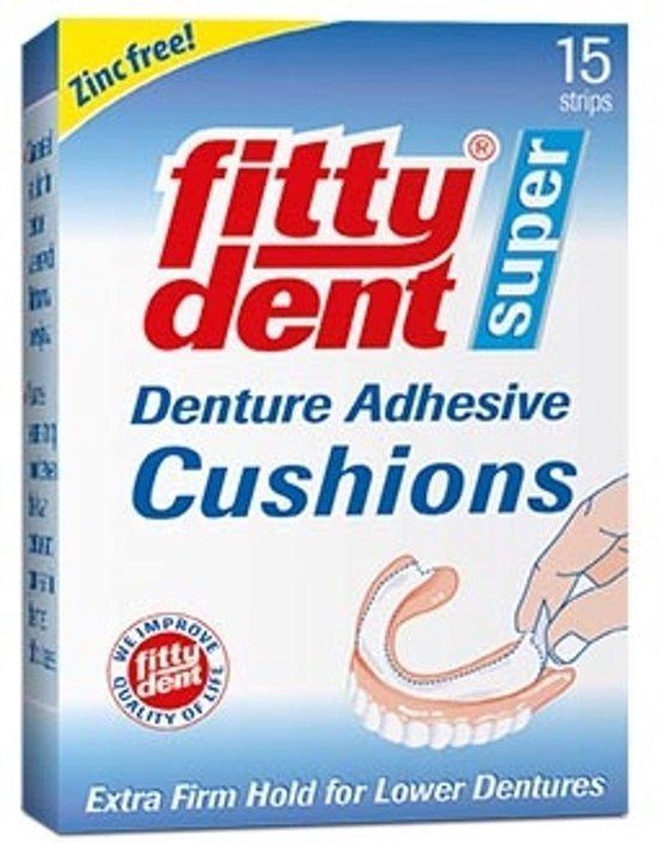 Fittydent Kleefstrips 15stuks