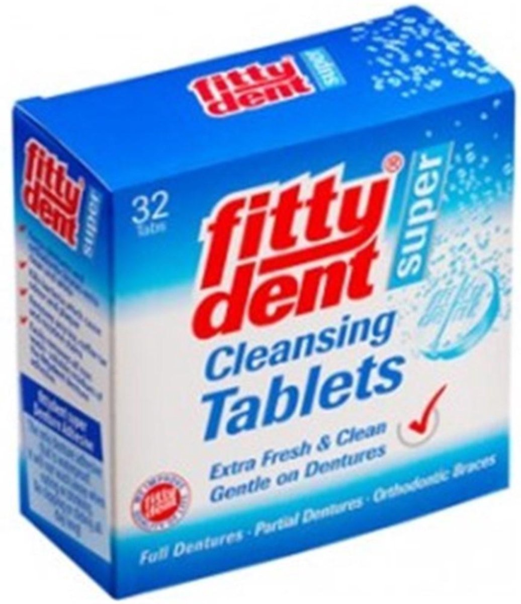 Fittydent Super Reinigings Tabletten 32stuks