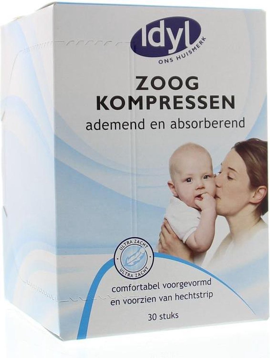 Varuvo Idyl Huismerk Zoogkompressen Ademend 30stuks