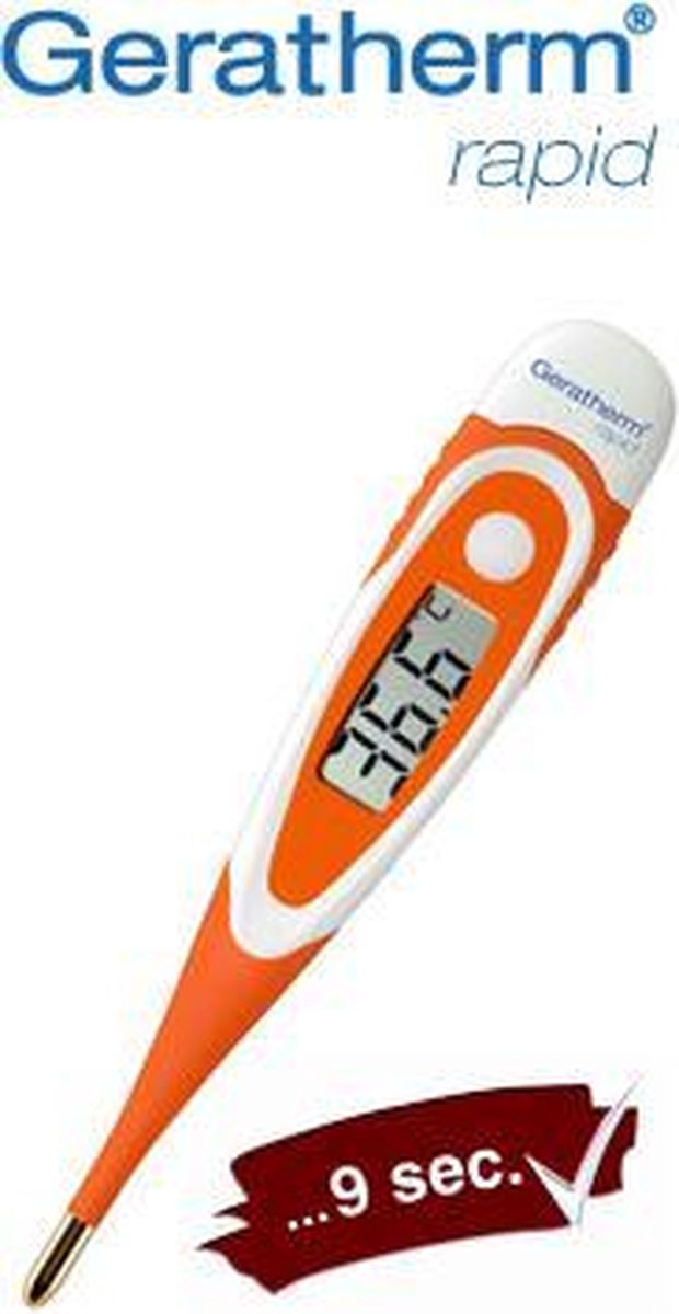 Geratherm Thermometer Rapid - Oranje