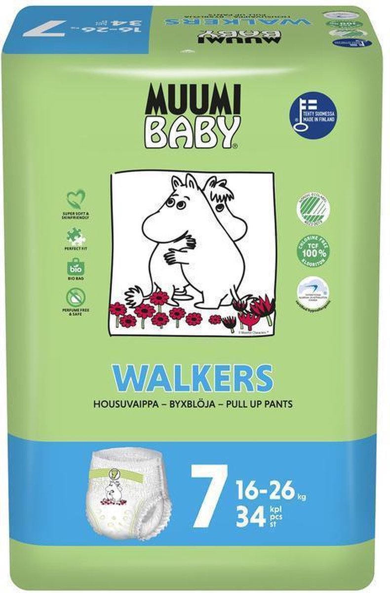 Muumi Baby Walkers 7 Xl 34-luiers