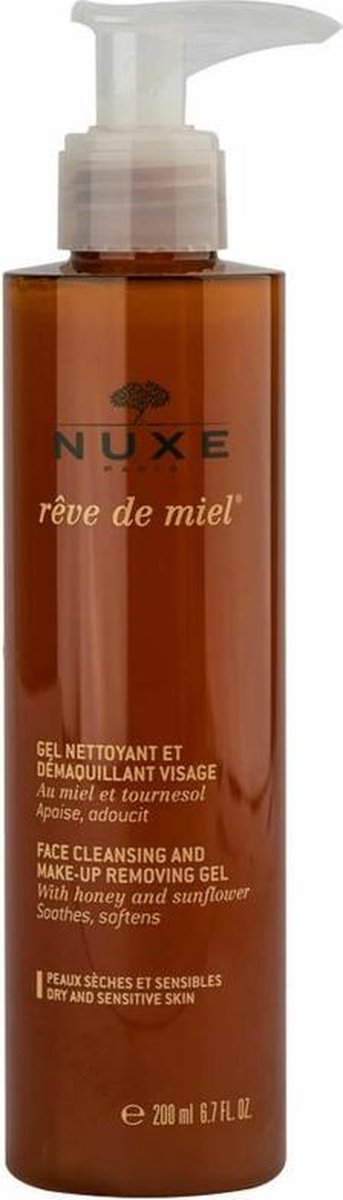Nuxe Reve De Miel Face Cleansing En Make-up Removing Gel 200ml