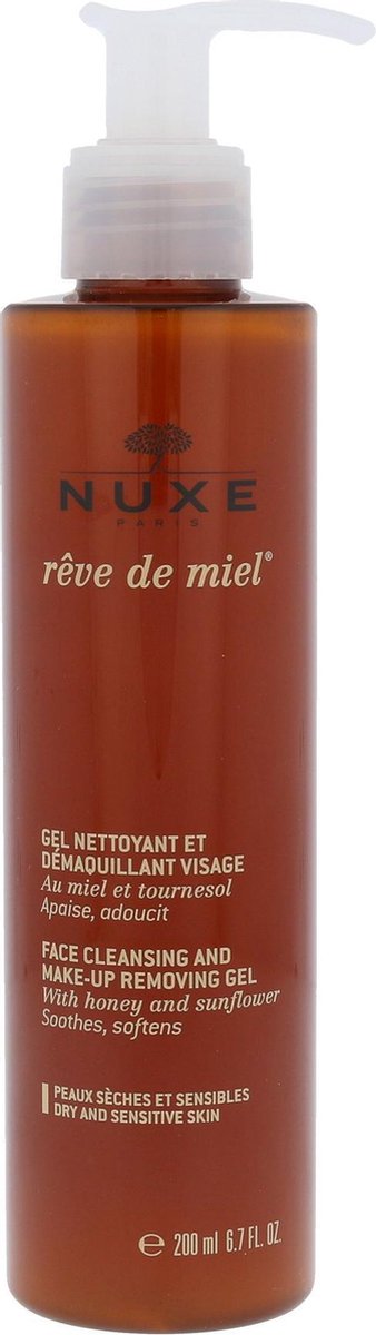 Nuxe Reve De Miel Face Cleansing En Make-up Removing Gel 200ml