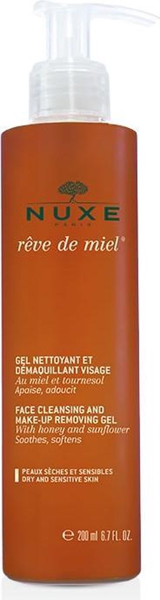 Nuxe Reve De Miel Face Cleansing En Make-up Removing Gel 200ml