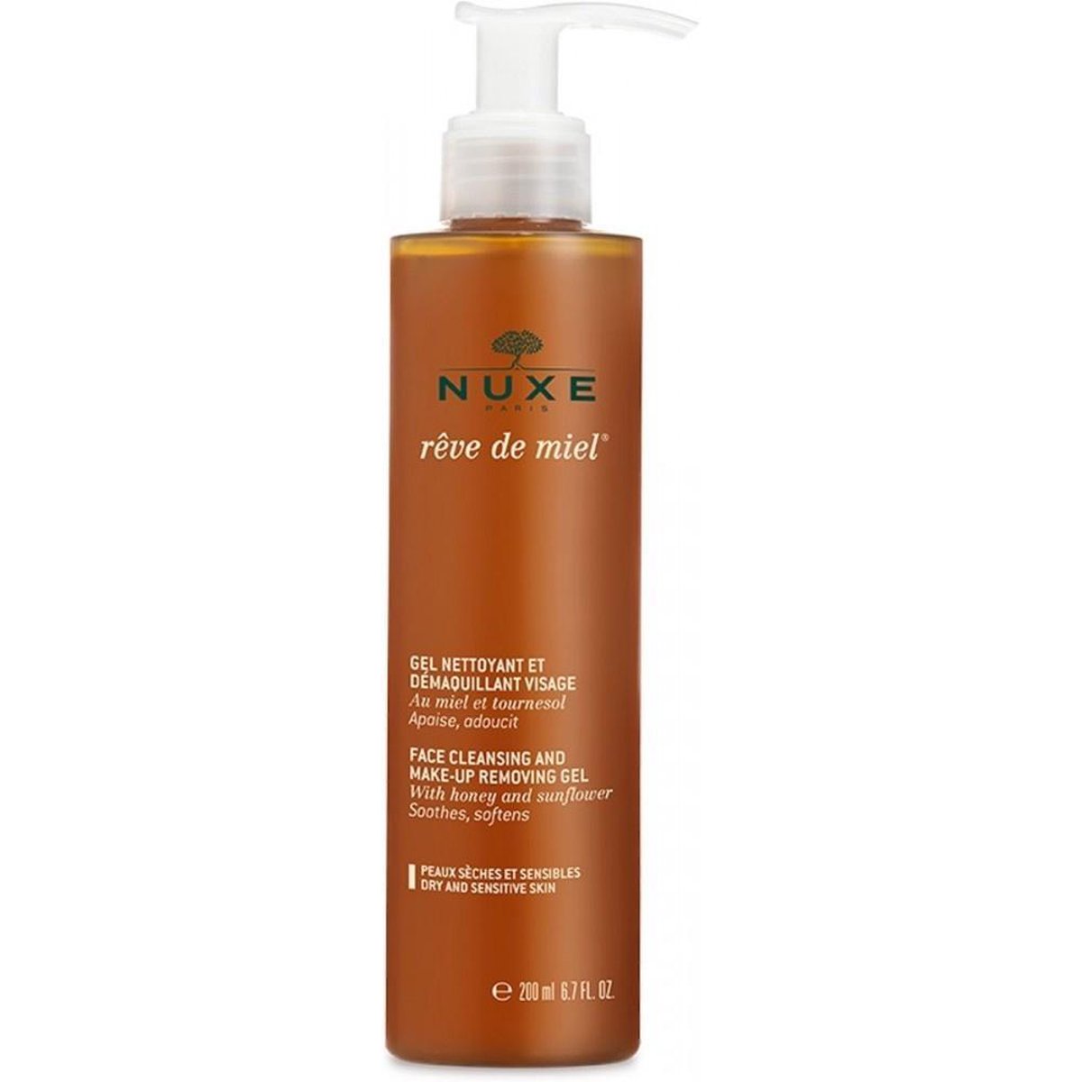 Nuxe Reve De Miel Face Cleansing En Make-up Removing Gel 200ml