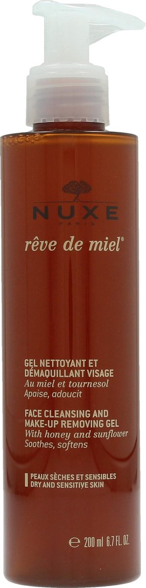 Nuxe Reve De Miel Face Cleansing En Make-up Removing Gel 200ml