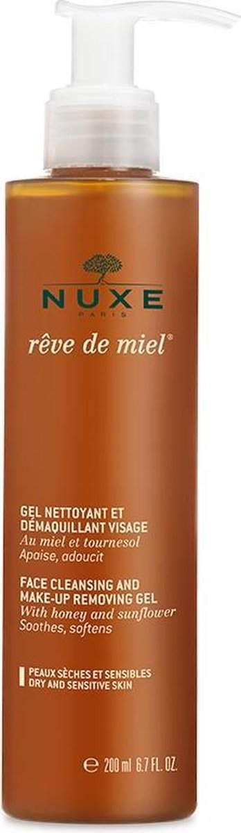 Nuxe Reve De Miel Face Cleansing En Make-up Removing Gel 200ml