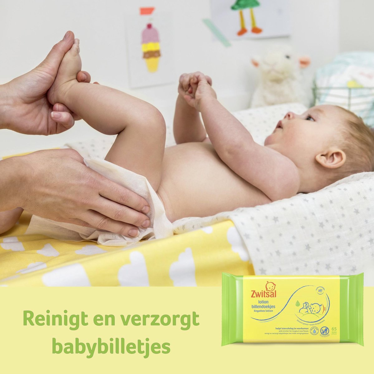 Zwitsal Billendoekjes Babydoekjes Lotion Voordeelverpakking - 1560 Stuks